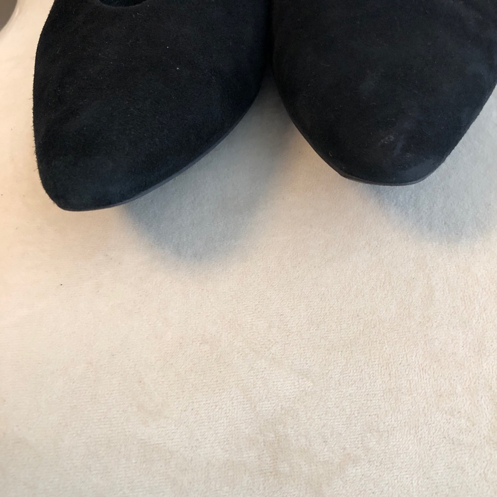 Everlane The V slingback in black suede size 10.5 - Picture 6 of 7